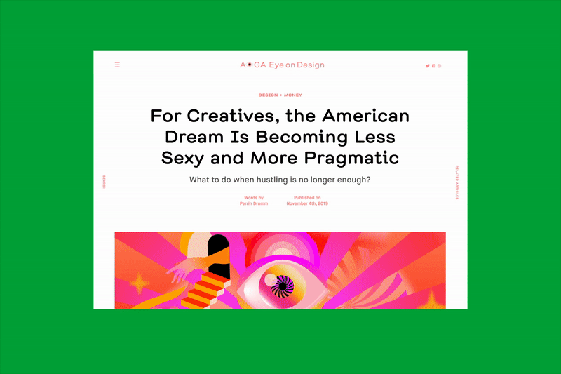 AIGA EOD ARTICLE RECOMMENDATIONS