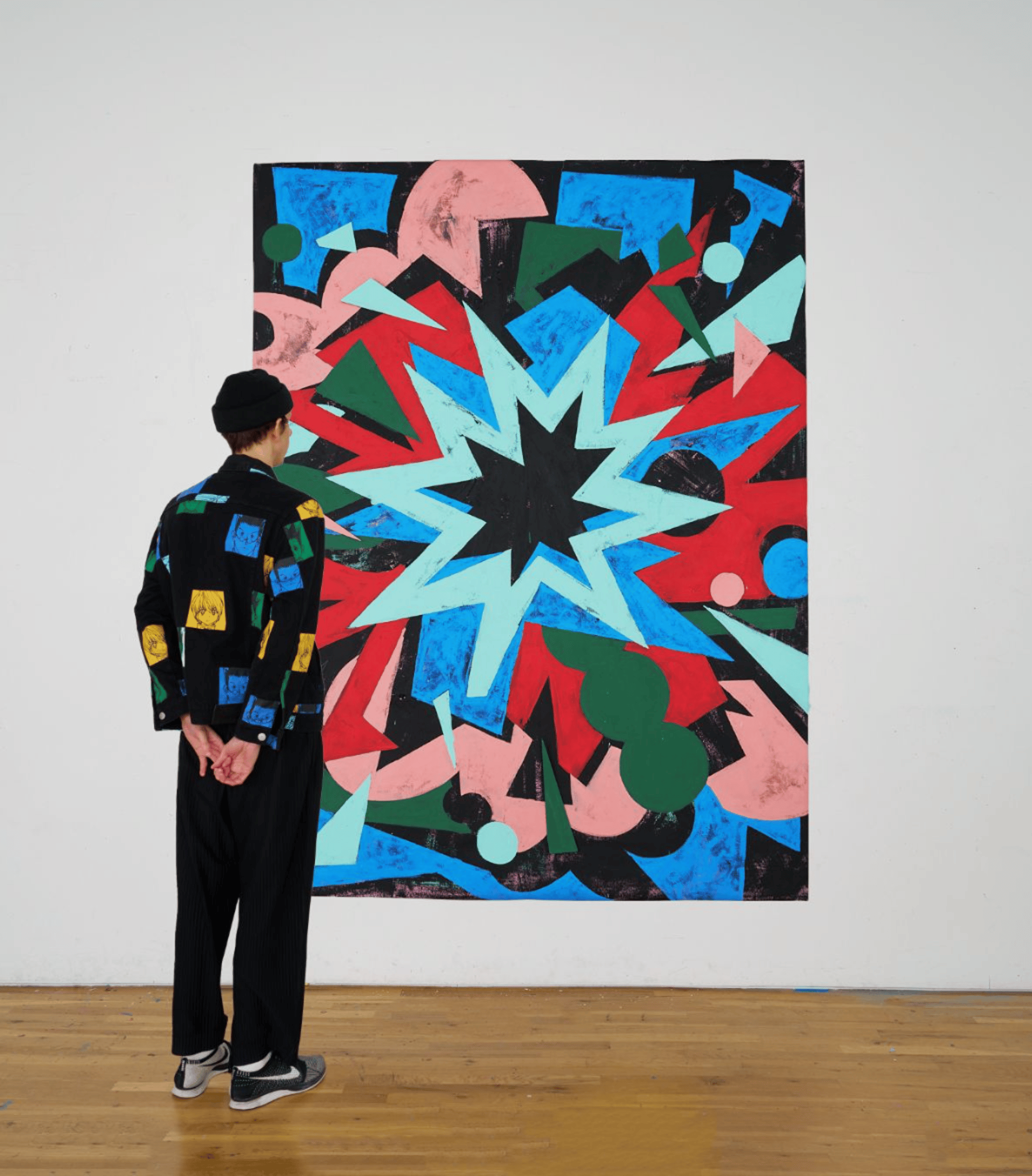 Blue Blast Painting